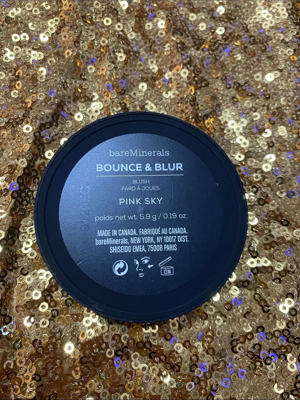 bareMinerals Bounce & Blur blush Pink Sky .19 oz NWOB